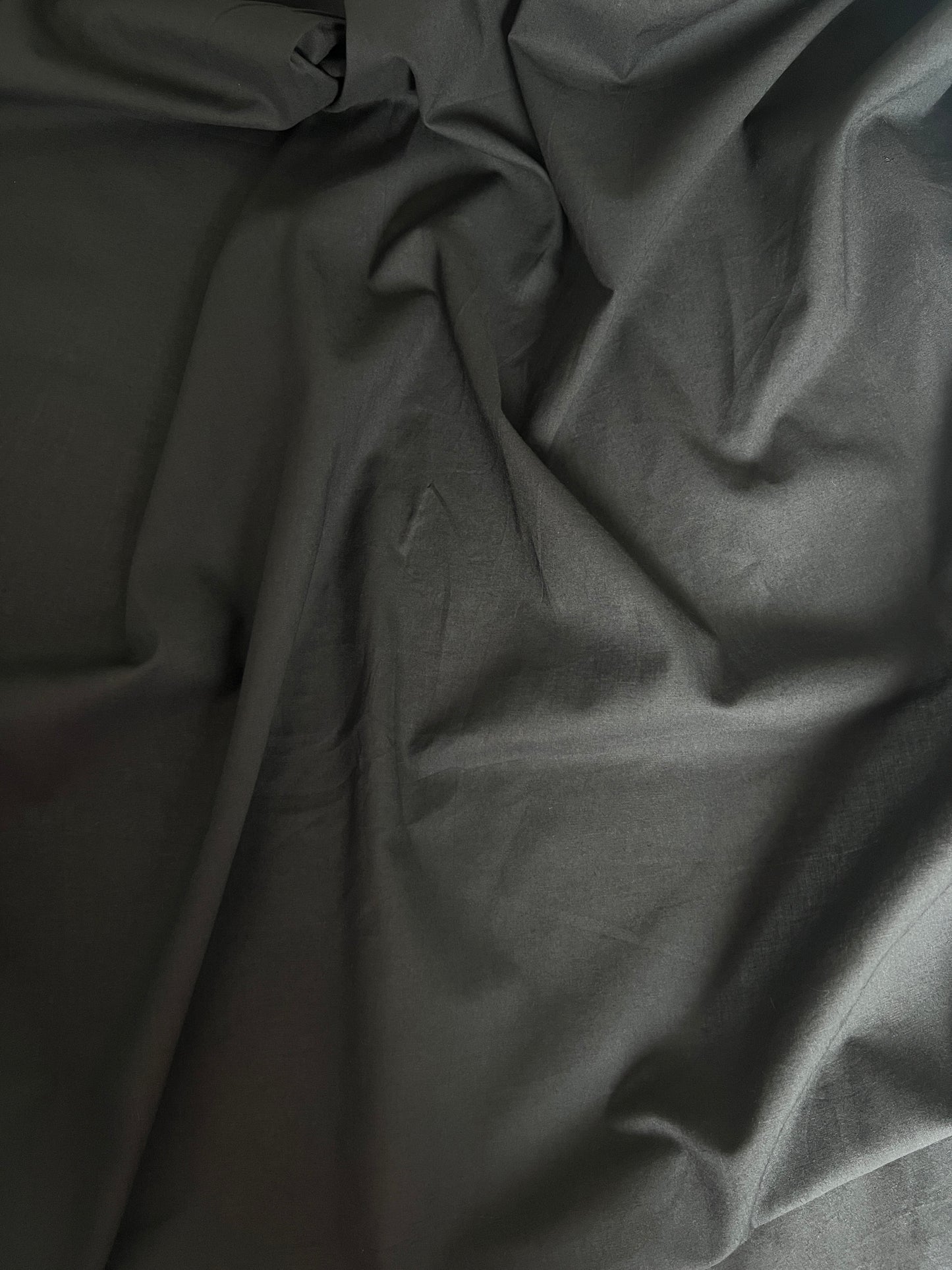 cotton fabric | black
