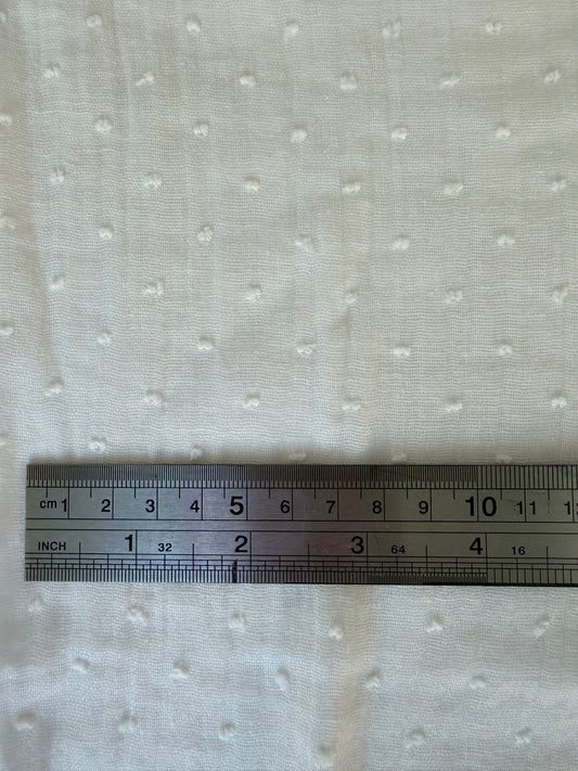 Cotton Swiss Dot Double Gauze