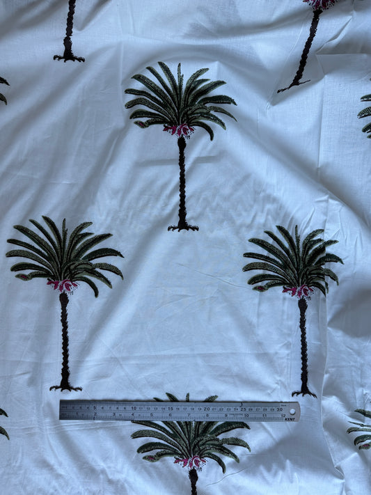 cotton fabric | palm trees