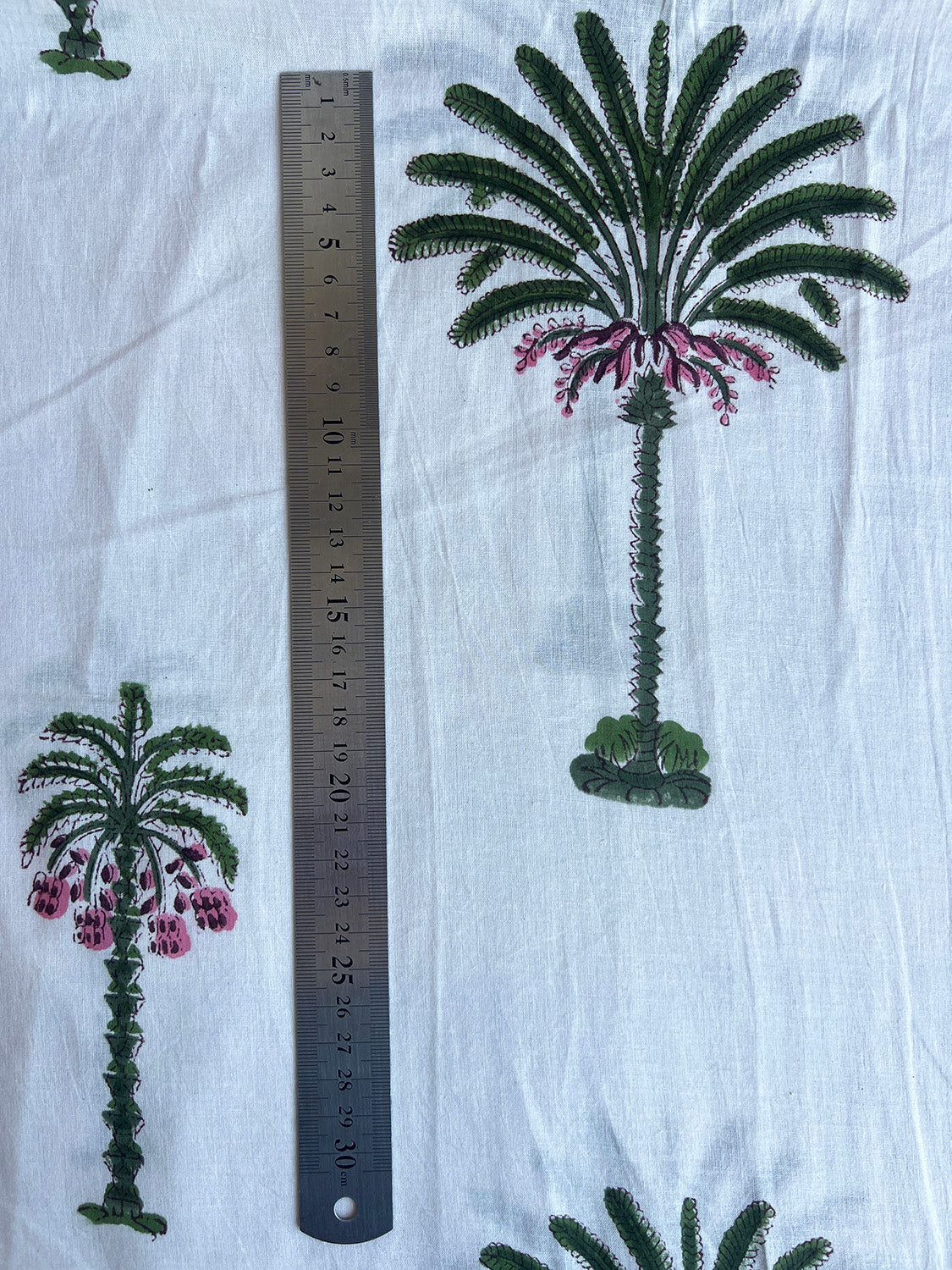 cotton fabric | palm tree grove