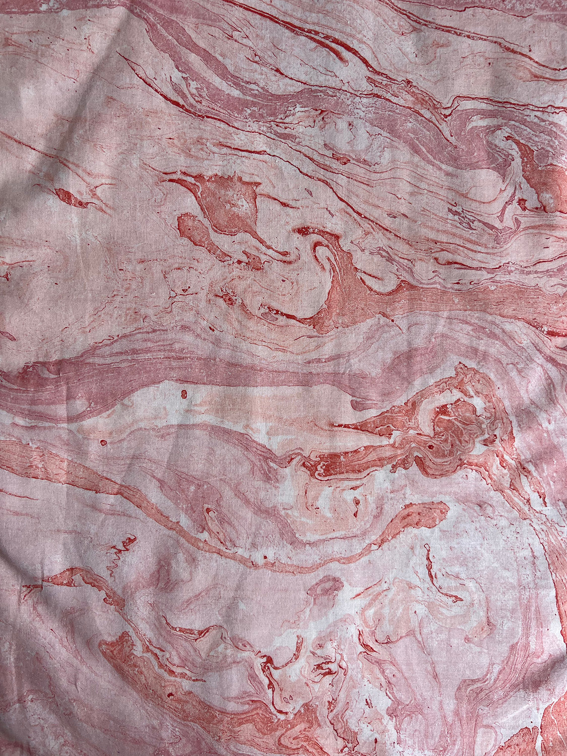 cotton fabric | cotton marbled peachy apricot