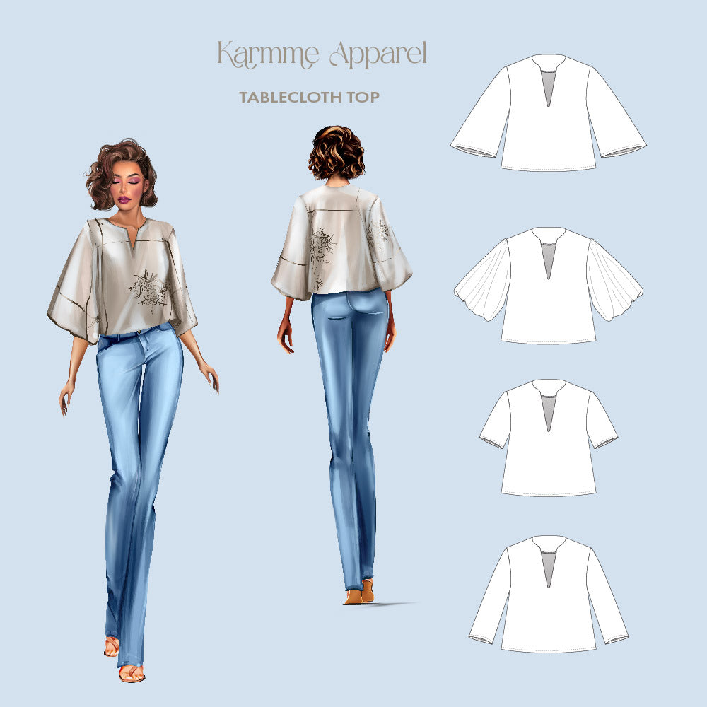PDF Sewing Pattern | Tablecloth Top