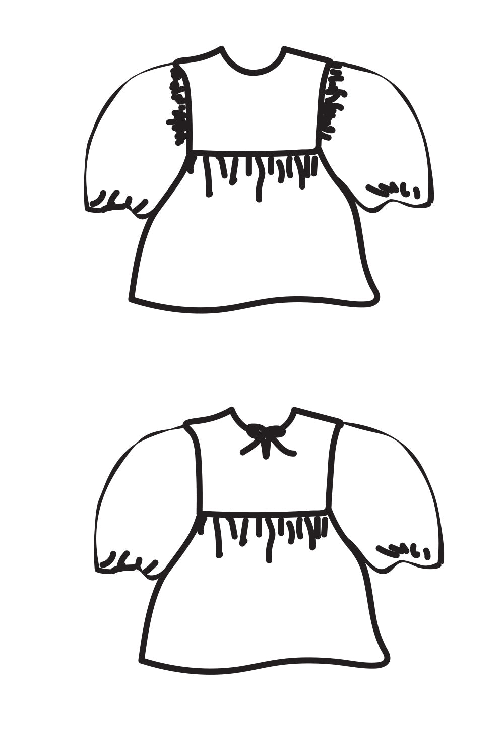 PDF Sewing Pattern | Imby's Flowy Top
