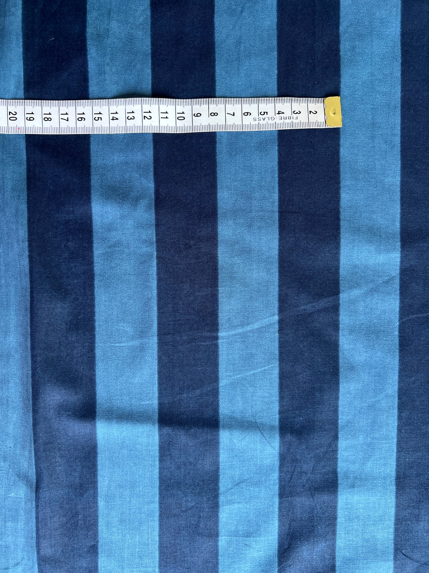 cotton fabric | inky blue & navy stripe