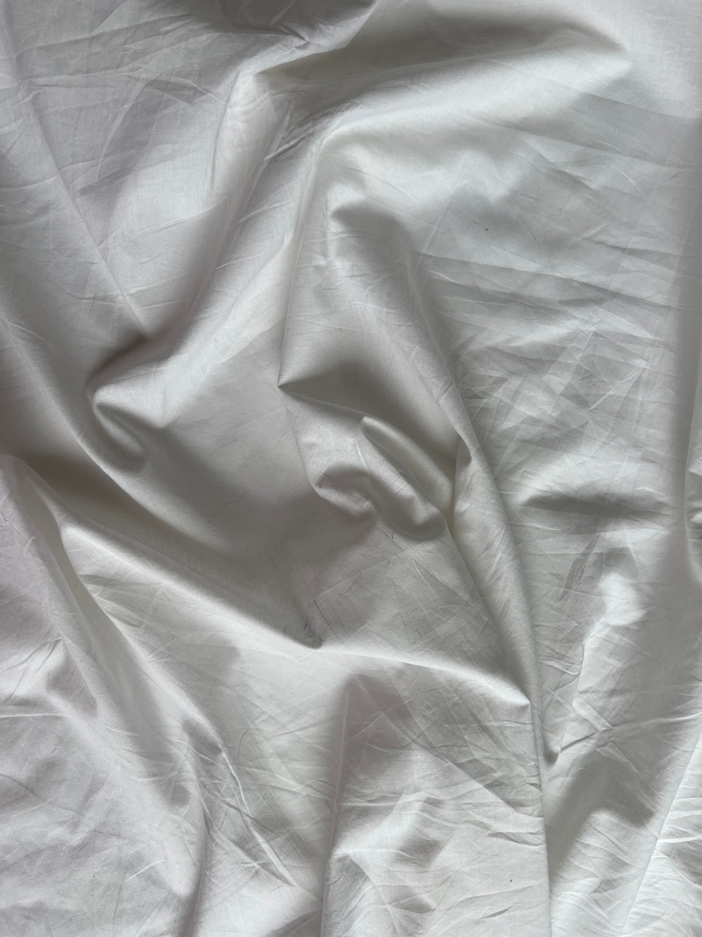 cotton fabric | white