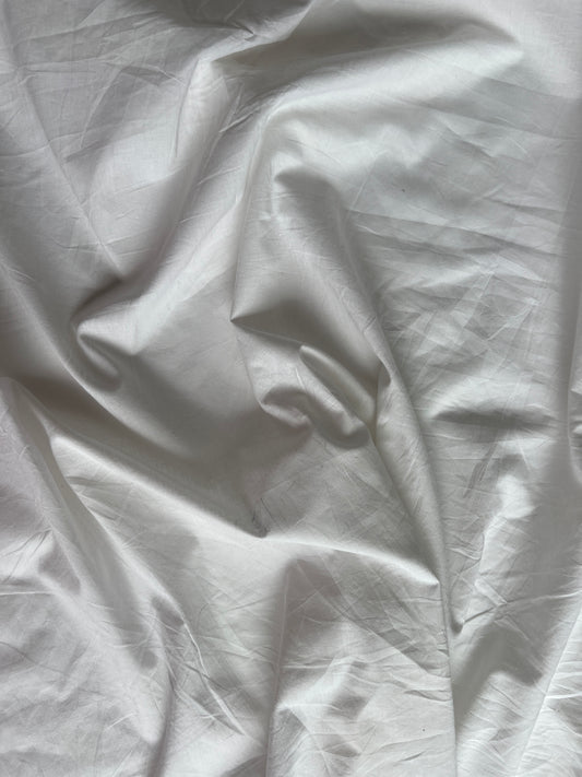 cotton fabric | white