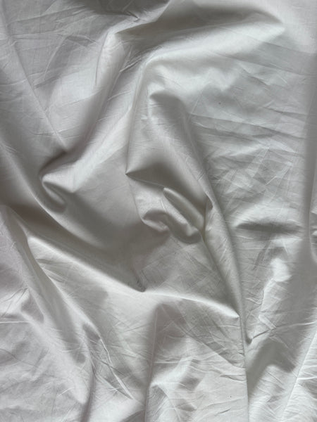 cotton fabric | white