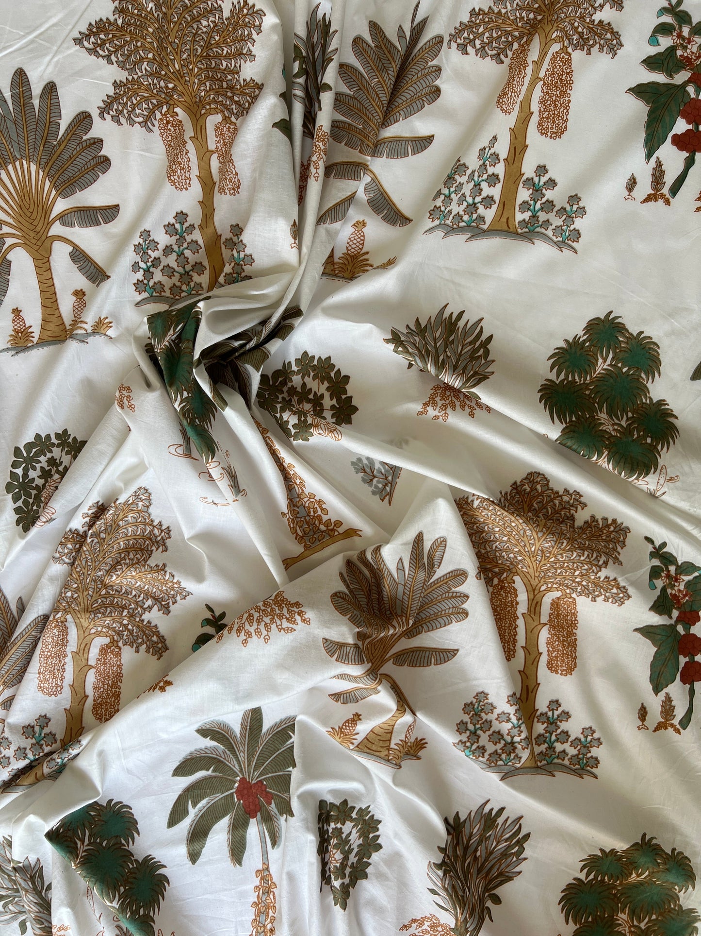 cotton fabric | palm tree oasis