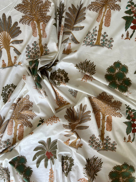cotton fabric | palm tree oasis