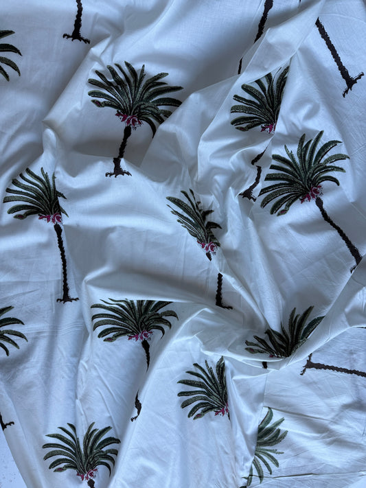 cotton fabric | palm trees