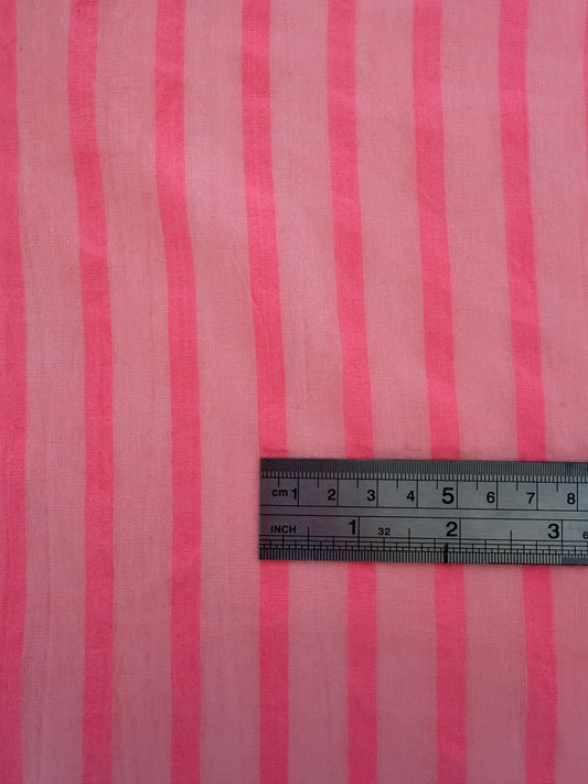 Coral & Pink Stripe