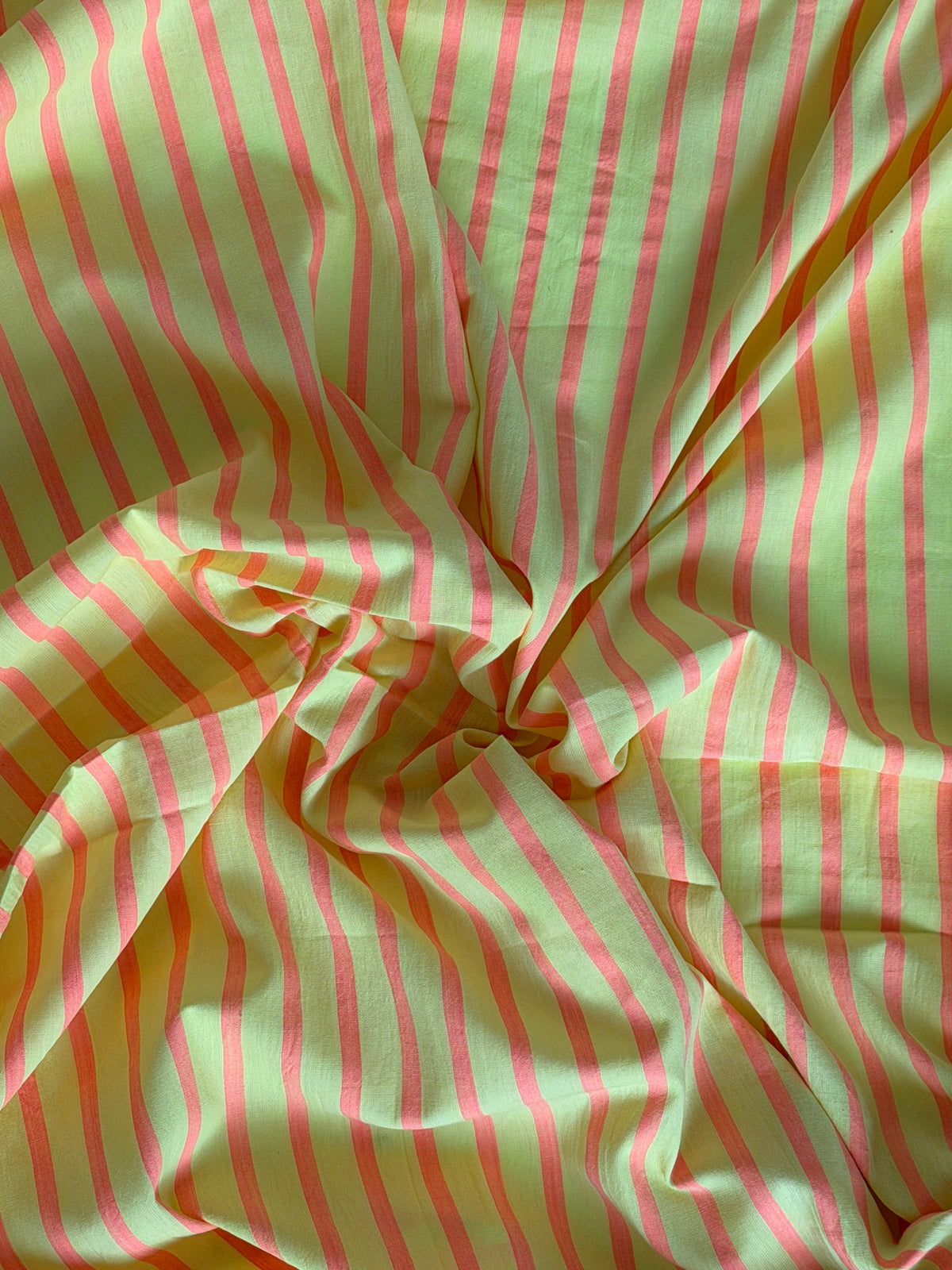 Sunny Yellow & Orange Stripe