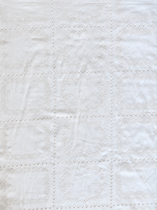 Cotton Cambric Eyelet | Soft White