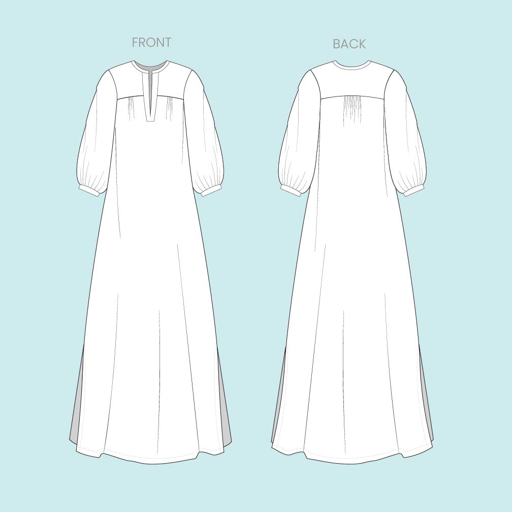 PDF Pattern  | Kaftan Era Dress & Blouse