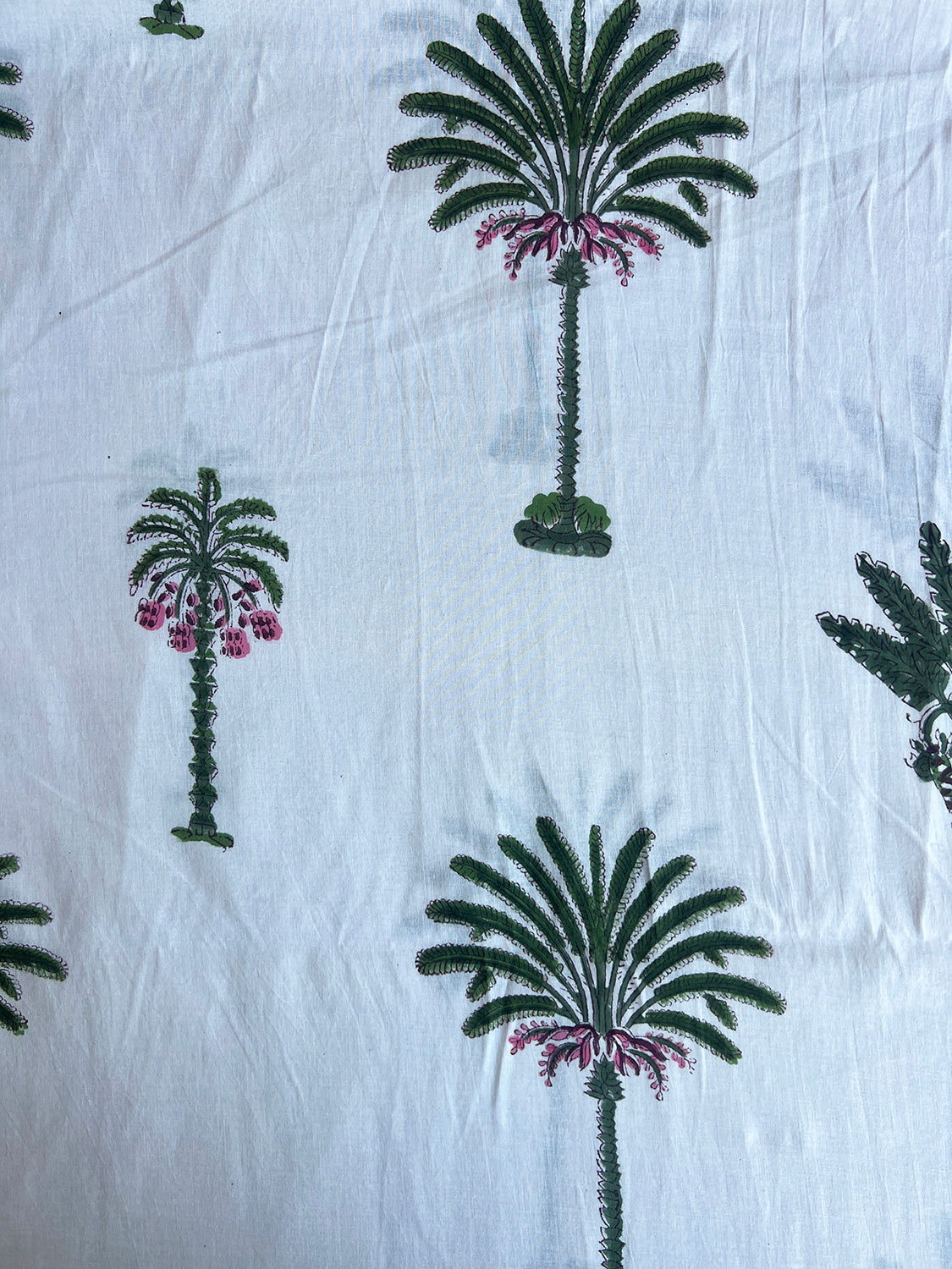cotton fabric | palm tree grove