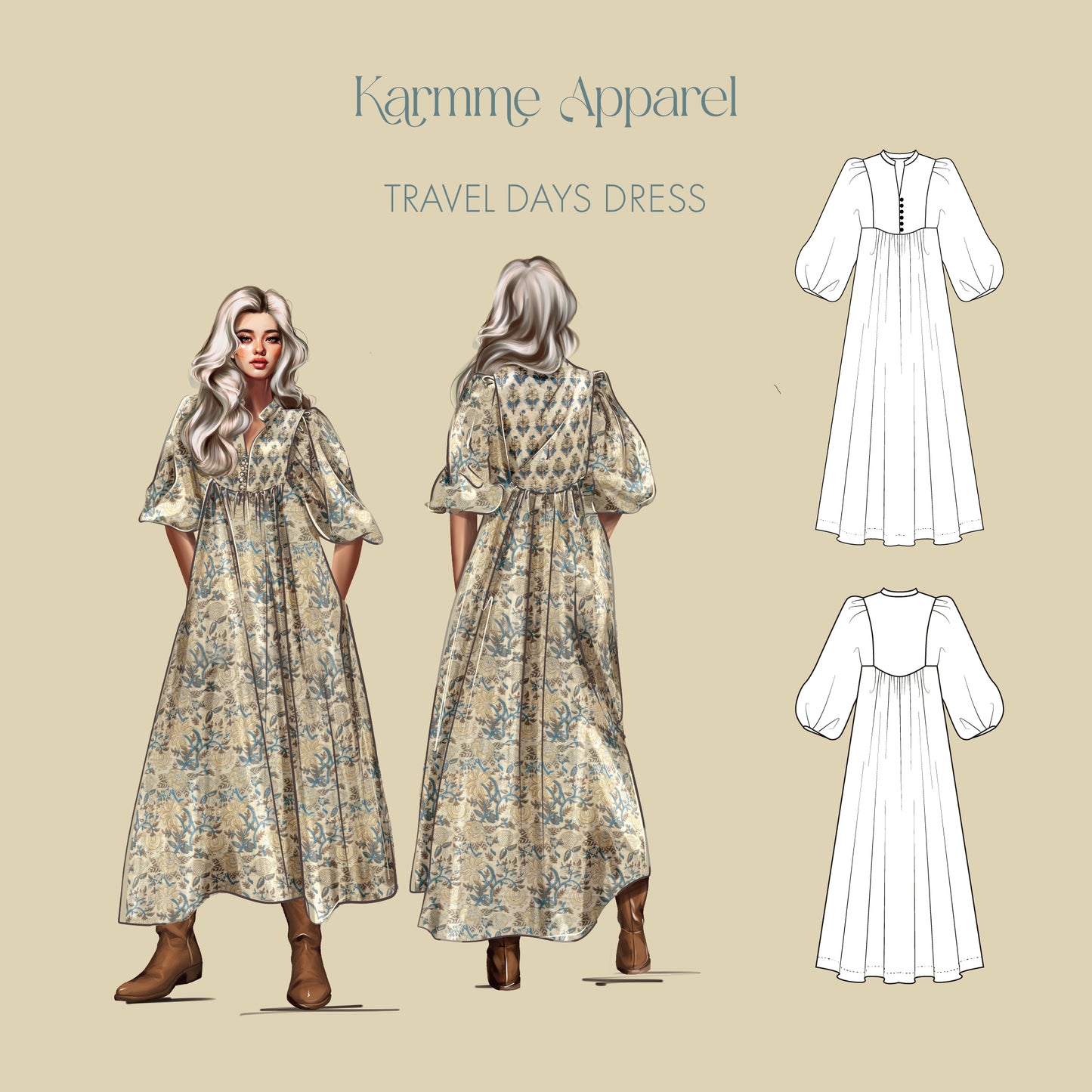 Travel Days Dress PDF Pattern