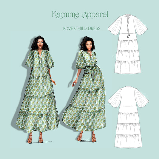 Love Child Dress PDF Pattern