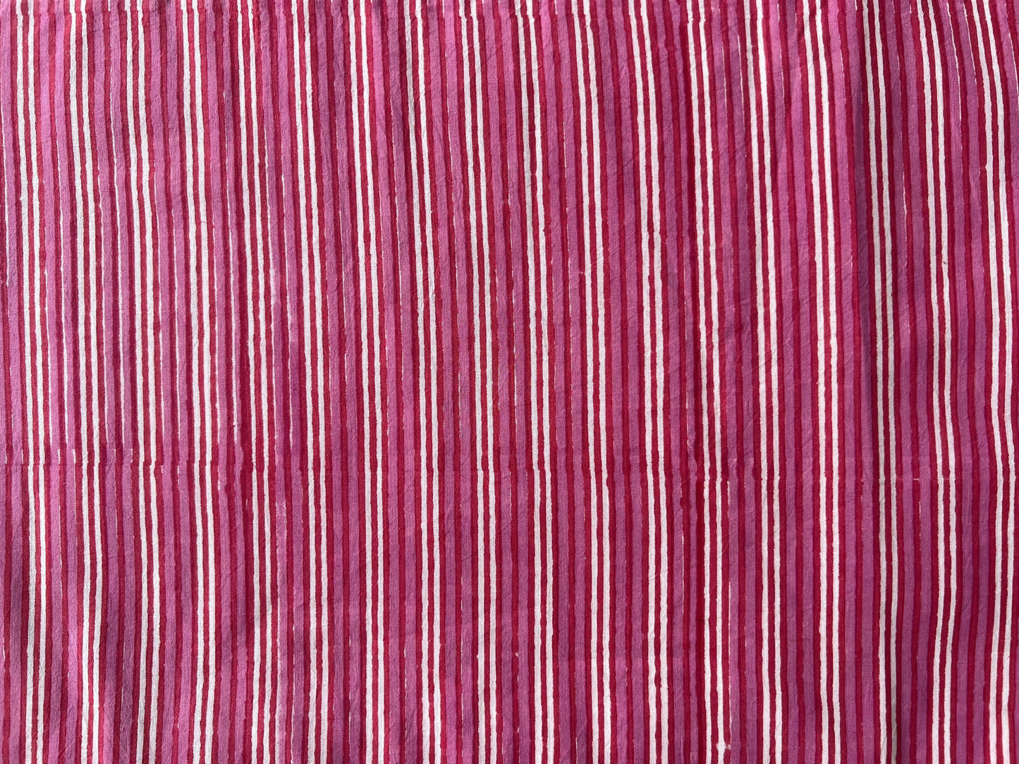 lightweight cotton pink stripes
